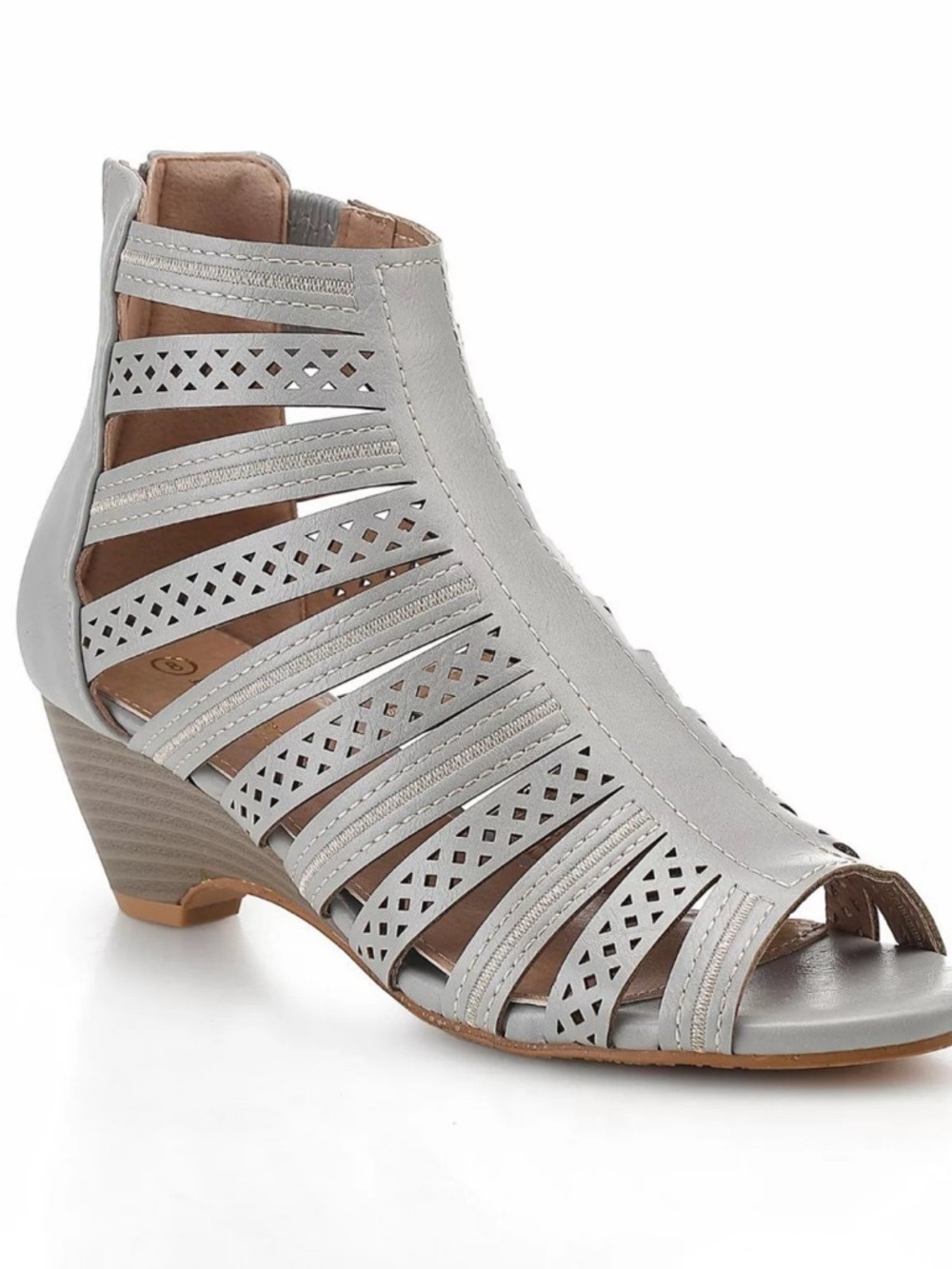 Henry Ferrera Sally Open Toe Women's Wedge Sandals 10